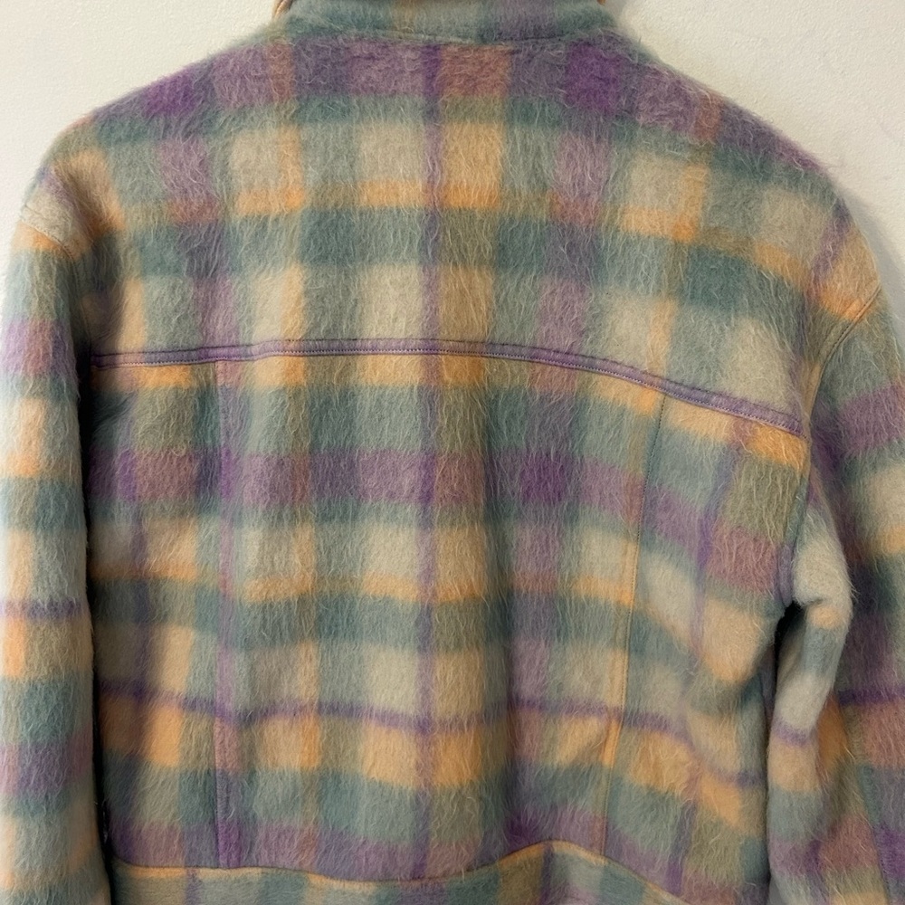 Salt Water Luxe NWOT Sz M Pastel Button Up Jacket Long Sleeve w Pockets Org $120 - Picture 6 of 10
